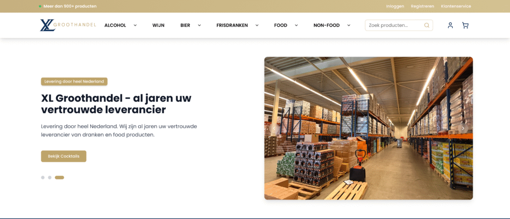 Dranken Groothandel XL – Koppeling met Kassa systeem geheel op maat gebouwd preview